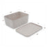 Deep Lidded storage bin medium size