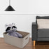 Super soft double-wall structured storage basket