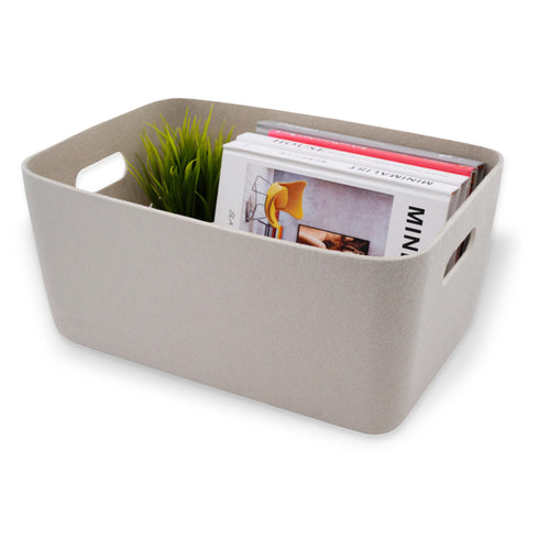 Super soft double-wall structured storage basket