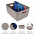 Super soft double-wall structured storage basket
