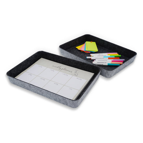 Office Desk Organizers Tray Felt Storage Bins Document File Organizer bin-pack