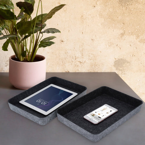 Office Desk Organizers Tray Felt Storage Bins Document File Organizer bin-pack