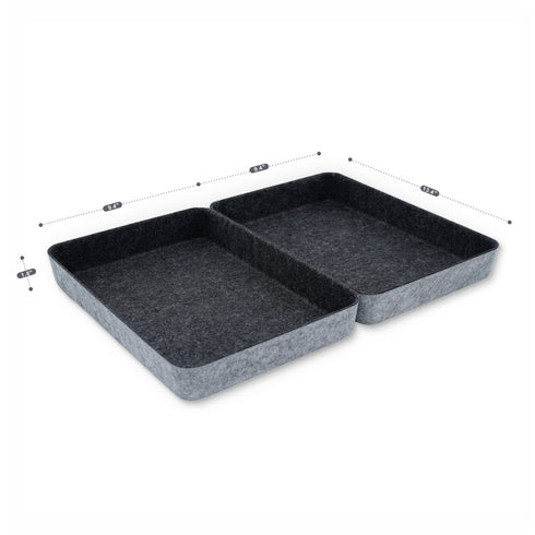 Office Desk Organizers Tray Felt Storage Bins Document File Organizer bin-pack