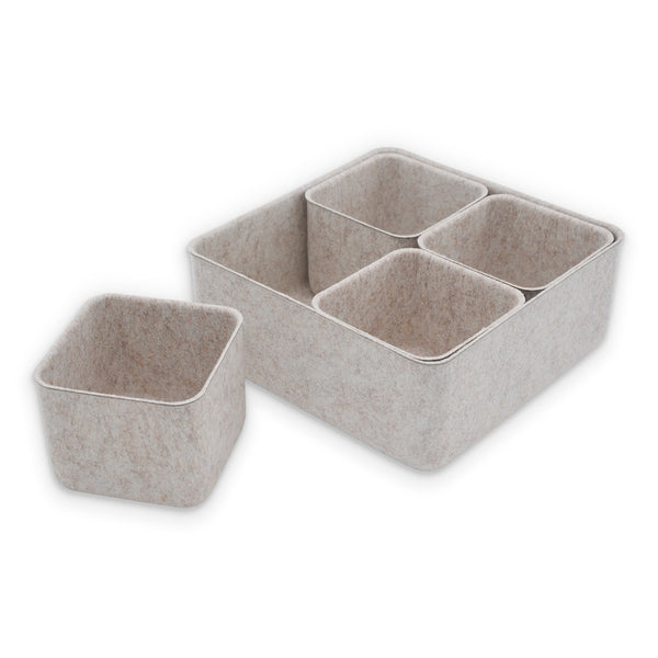5-piece Storage Bins Set