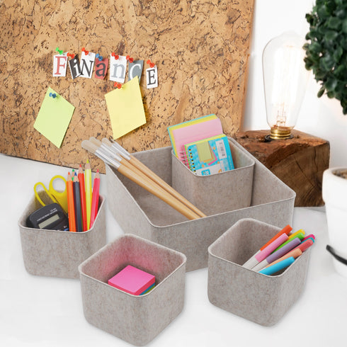 5-piece Storage Bins Set