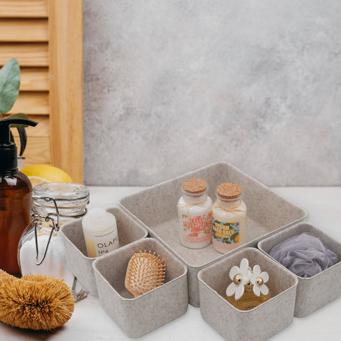 5-piece Storage Bins Set