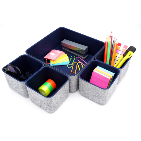 5-piece Storage Bins Set