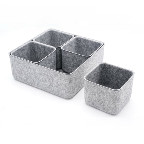 5-piece Storage Bins Set