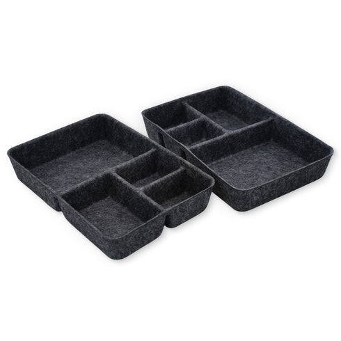 Desk Drawer Organzier Trays With 4 Compartments