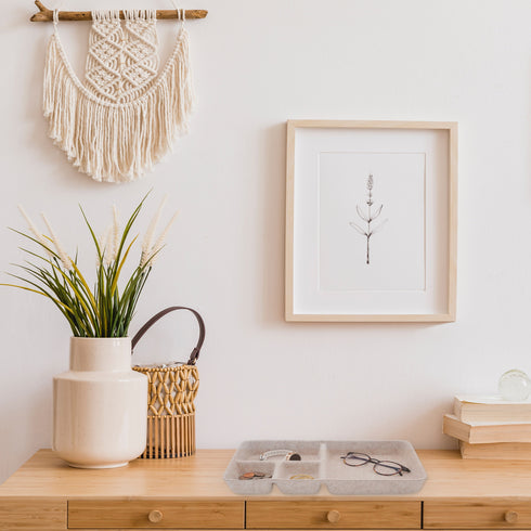 Desk Drawer Organzier Trays With 4 Compartments