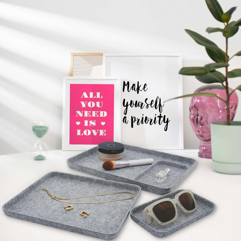 4-piece EDC Catchall felt trays