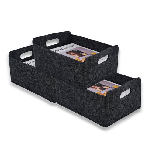 3-piece Storage Bin Basket