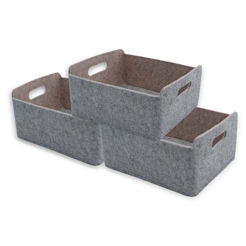 3-piece Storage Bin Basket