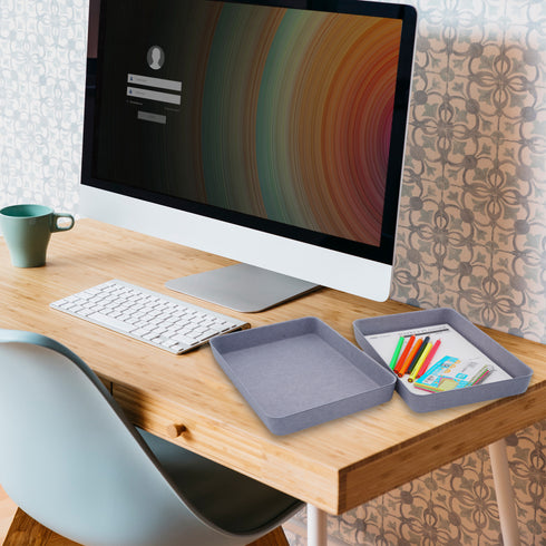 Office Desk Organizers Tray Felt Storage Bins Document File Organizer bin-pack