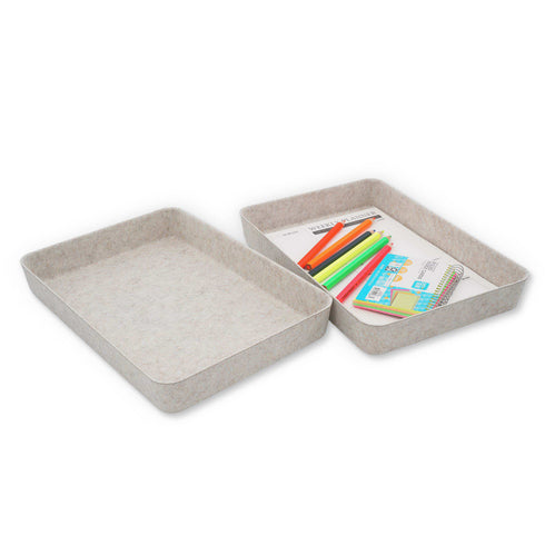 Office Desk Organizers Tray Felt Storage Bins Document File Organizer bin-pack