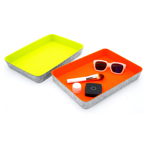 Office Desk Organizers Tray Felt Storage Bins Document File Organizer bin-pack