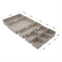8 Piece Desk Drawer Organizer Trays