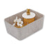 Deep Lidded storage bin medium size