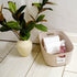 Felt Sleek Open Storage Bin Basket with handles