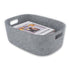Felt Sleek Open Storage Bin Basket with handles