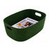 Felt Sleek Open Storage Bin Basket with handles