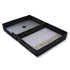2-piece Stackable Desk Drawer Organizer Trays
