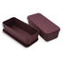 Hide Storage stackable Lidded drawer organizer bin desktop long shape