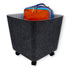 Welaxy large tall rolling felt storage basket with wheels