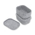 2-Piece Small Lidded Storage Bins