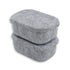 2-Piece Small Lidded Storage Bins