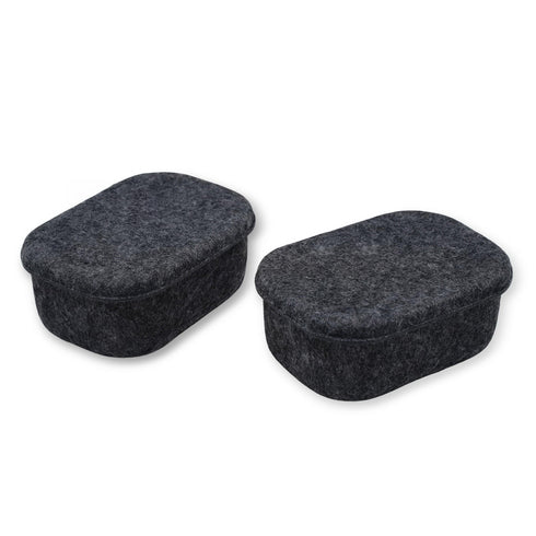 2-Piece Small Lidded Storage Bins