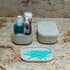2-Piece Small Lidded Storage Bins