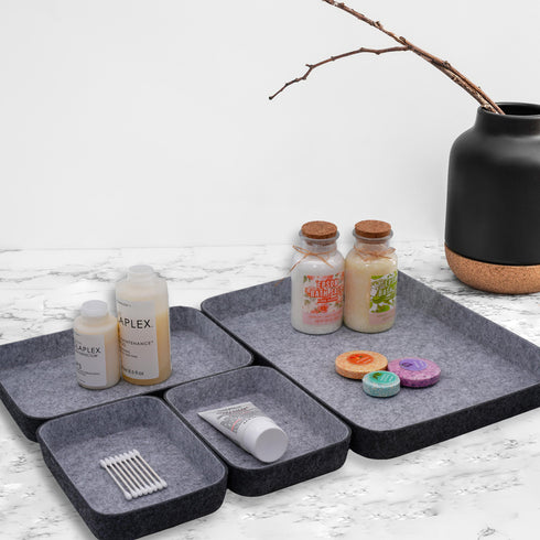 4-Piece Dest Drawer Organizer trays