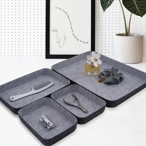 4-Piece Dest Drawer Organizer trays