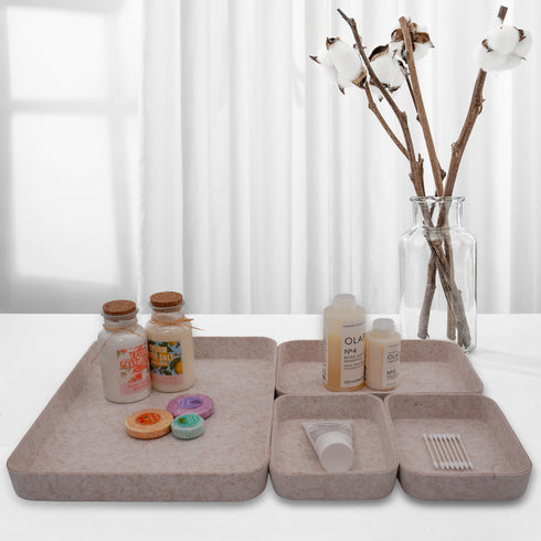 4-Piece Dest Drawer Organizer trays