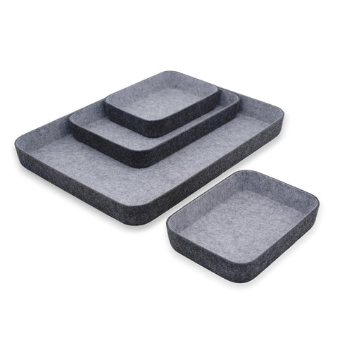 4-Piece Dest Drawer Organizer trays