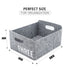 3-piece Storage Bin Basket