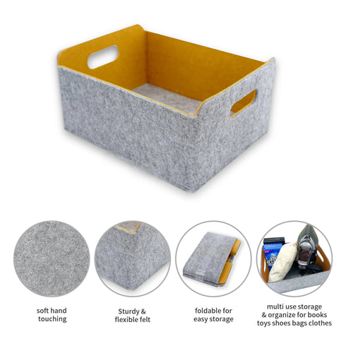 3-piece Storage Bin Basket