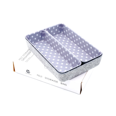 Storage Bins Patterned 3-Piece