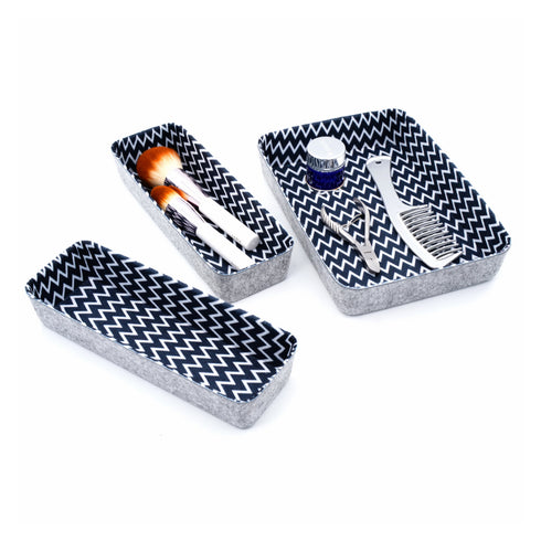 Storage Bins Patterned 3-Piece