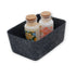Deep Lidded storage bin medium size