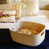 Felt Sleek Open Storage Bin Basket with handles