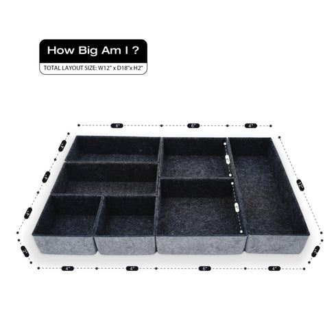 Drawer Organizer 7-piece Style