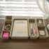 8 Piece Desk Drawer Organizer Trays