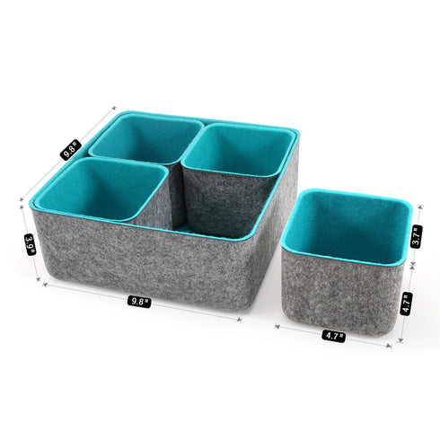 5-piece Storage Bins Set