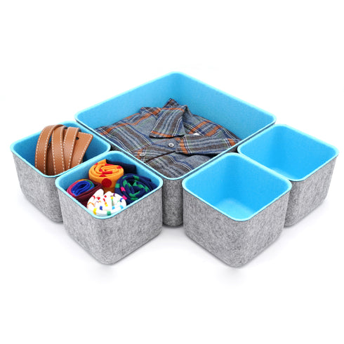 5-piece Storage Bins Set