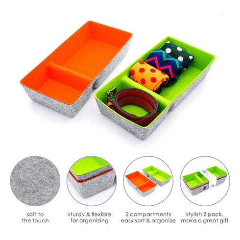 Drawer Organizer - 2 Compartments