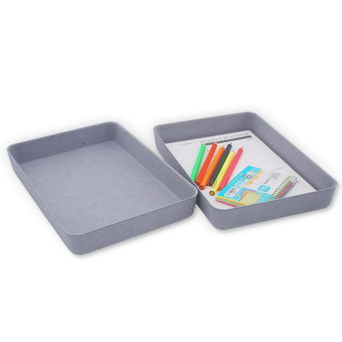 Office Desk Organizers Tray Felt Storage Bins Document File Organizer bin-pack