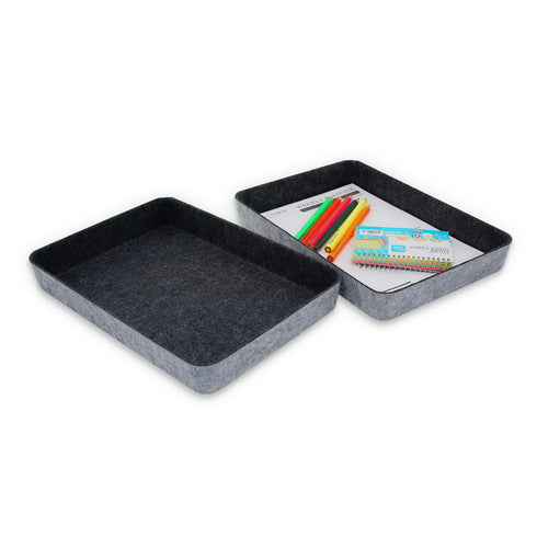 Office Desk Organizers Tray Felt Storage Bins Document File Organizer bin-pack
