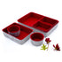 Welaxy Maroon Welaxy Drawer organizers trays felt storage bins Gifts pack 7-pieces circles